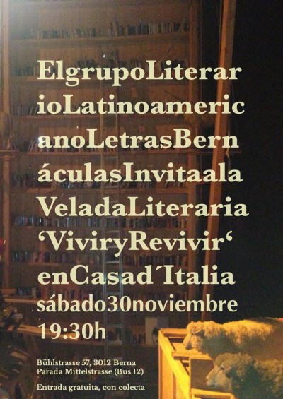 “Vivir y revivir”: nuevo evento&nbsp;literario